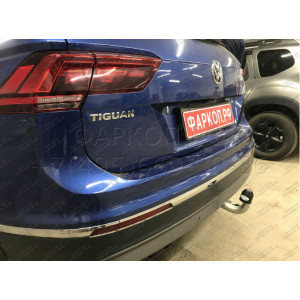 Полностью ОЦИНКОВАННЫЙ фаркоп GALIA на Volkswagen Tiguan 2007-2016, Tiguan 2 2WD и 4WD 2016-, Audi Q3 2011-2018. 