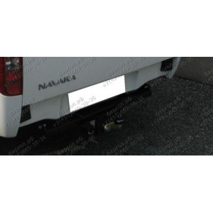 Фаркоп Steinhof на Nissan Navara D23, Nissan NP300 D23 (бампер со ступенькой) 2015-, Nissan Navara D40 (бампер со ступенькой) 2005-2015 